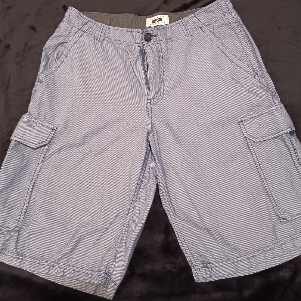 Joseph Abboud Blue Cargo Shorts